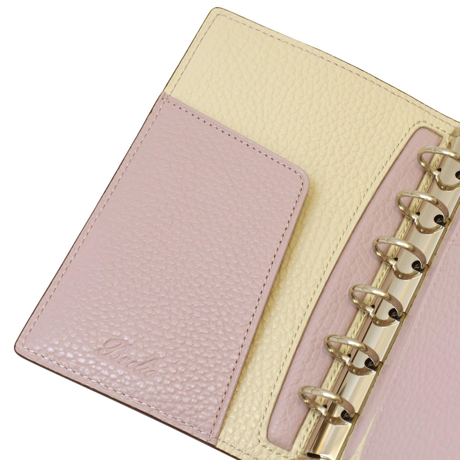Breilio System Mini Notebook 6 Morbido Belt Ring Diameter 15 mm Pink Gardenia 75