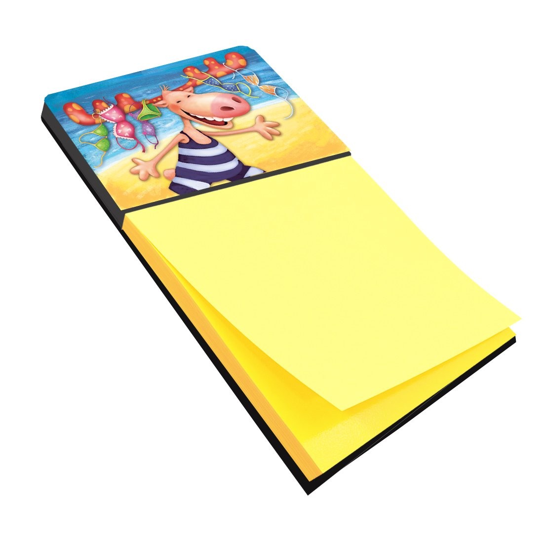 Caroline’s Treasures Moose on The Beach Sticky Note 3.5″ x 0.4″, Multicolor