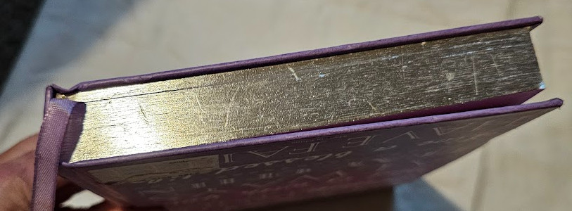 This Christian Art Gifts journal Purple lined Hardcover Ombre