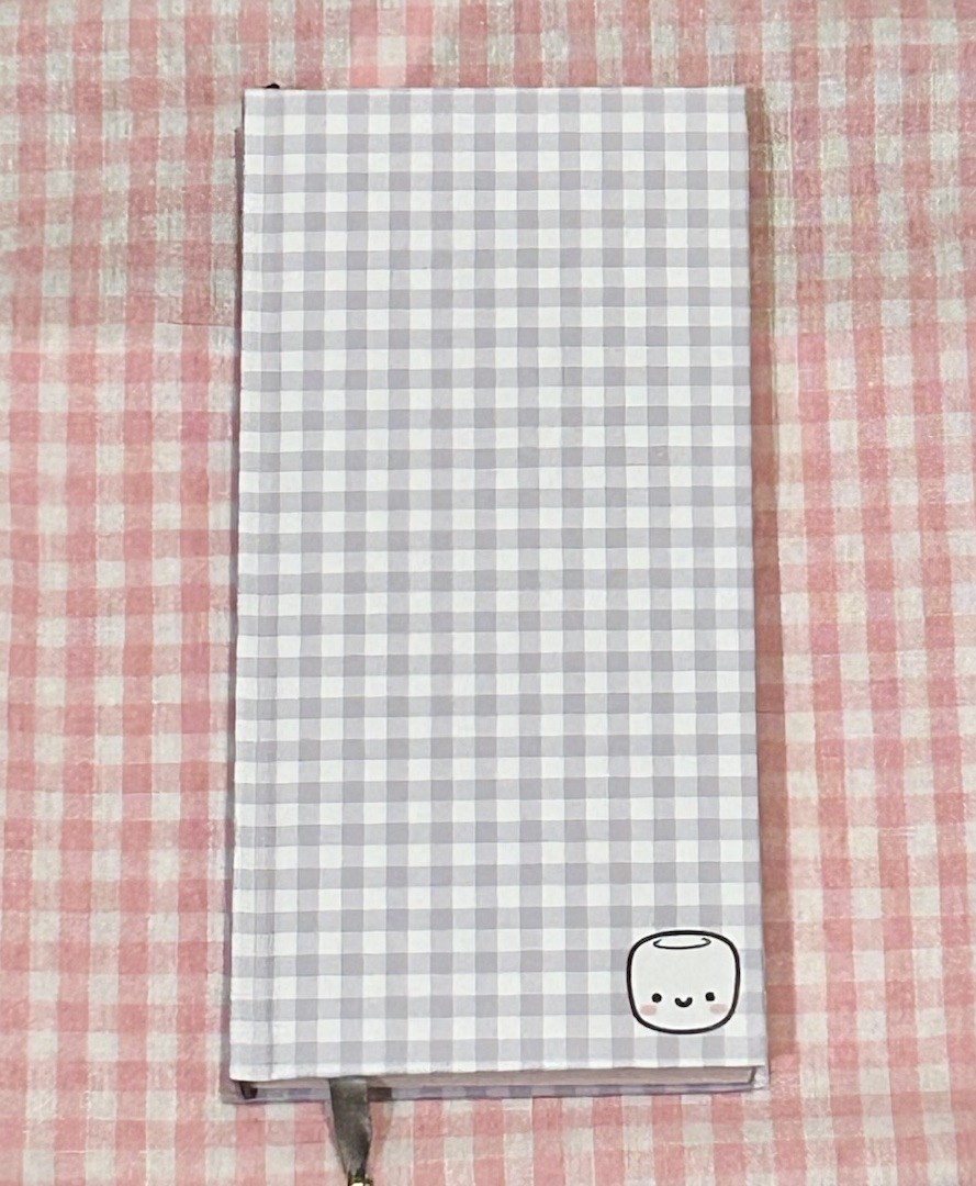 New Marshmallow Studios Slate Grey Weeks Undated Planner Journal