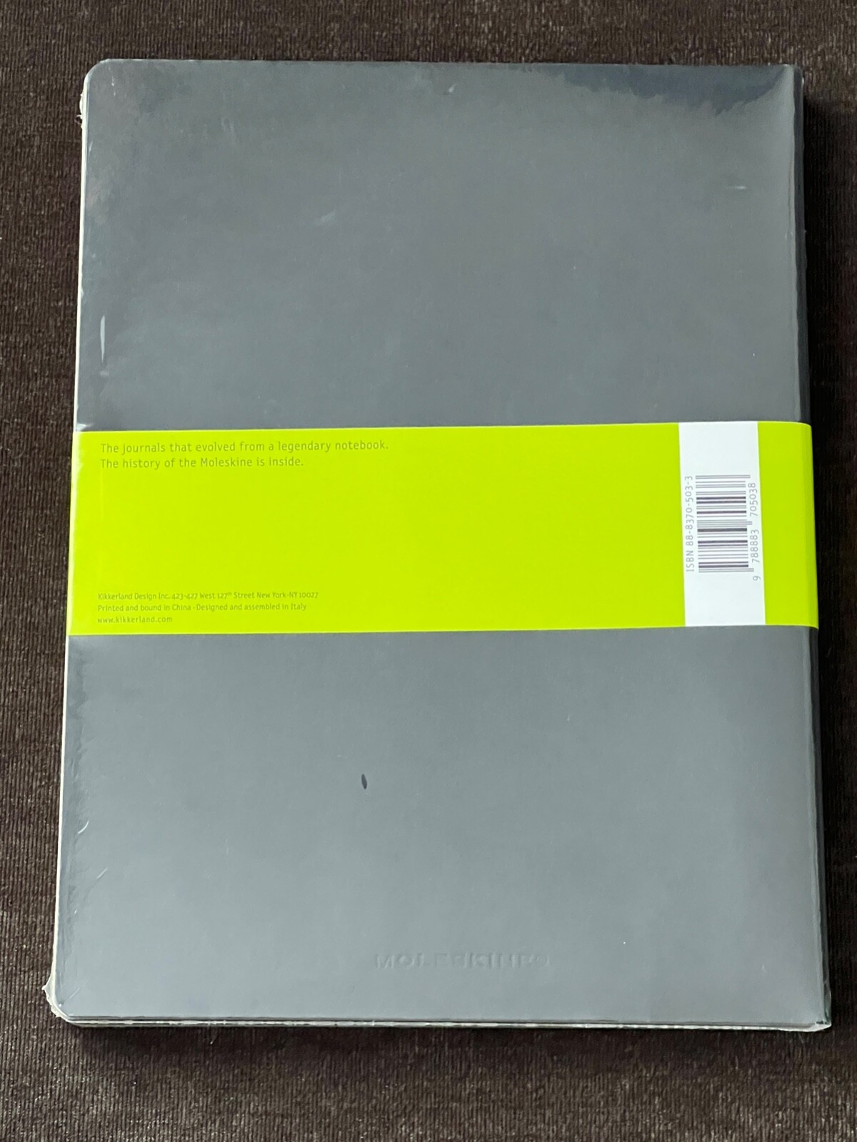 Moleskine Cahiers Set of 3 Plain Journals Black Soft Cover 7½” x 10″ – 120 Pages