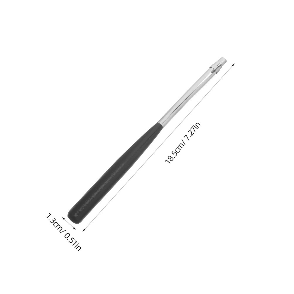 2Pcs Reusable Birch Wood Charcoal Holder with Enhanced Grip for Drawing Tools