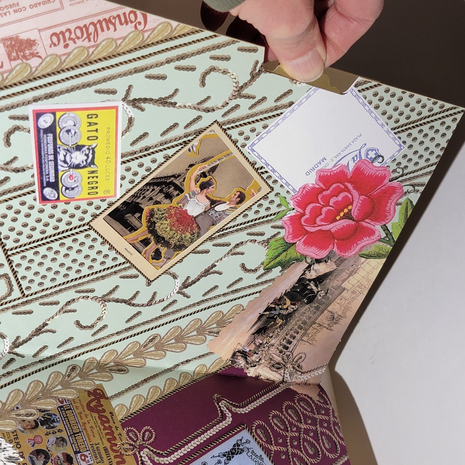 *GORGEOUS* Christian Lacroix Papier Travel Journal Notebook Lined Embellished