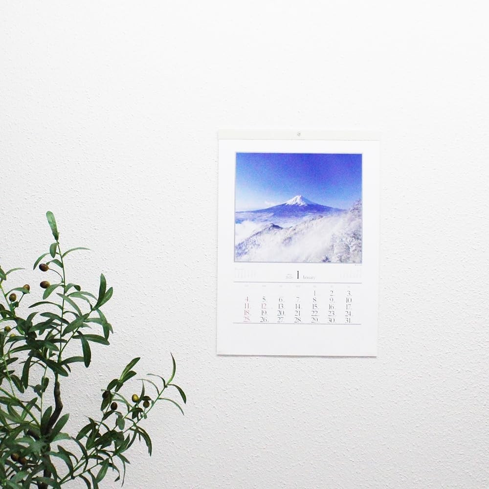 King Corporation 2026 calendar wall hanging four seasons twelve colors B3 535×38