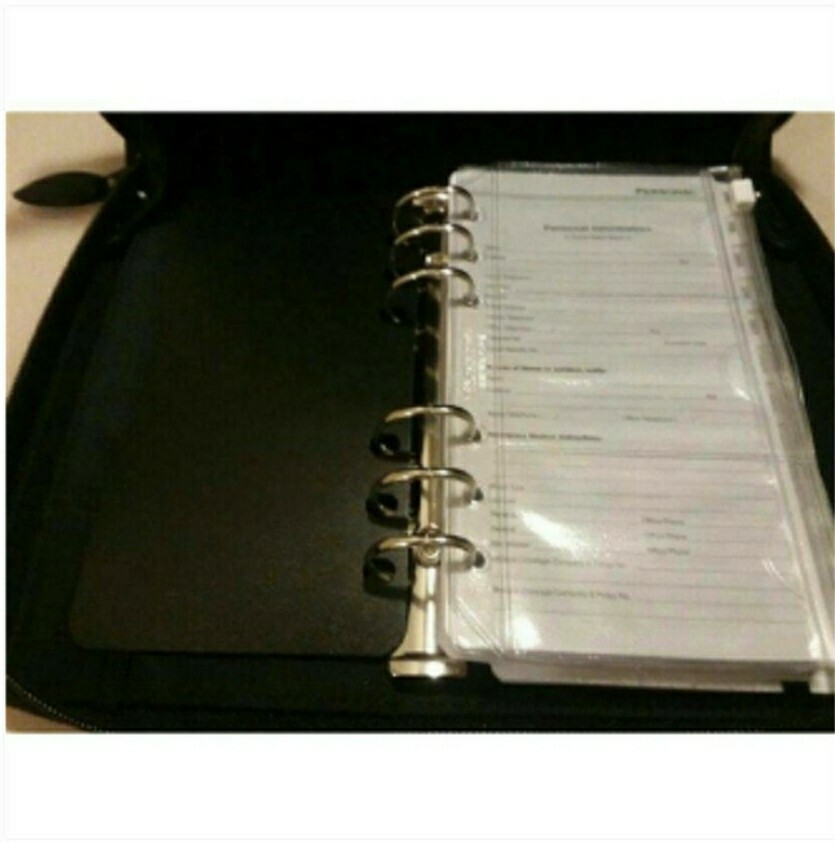Daytimer Leather Portfolio Planner 8″ X 11″ 