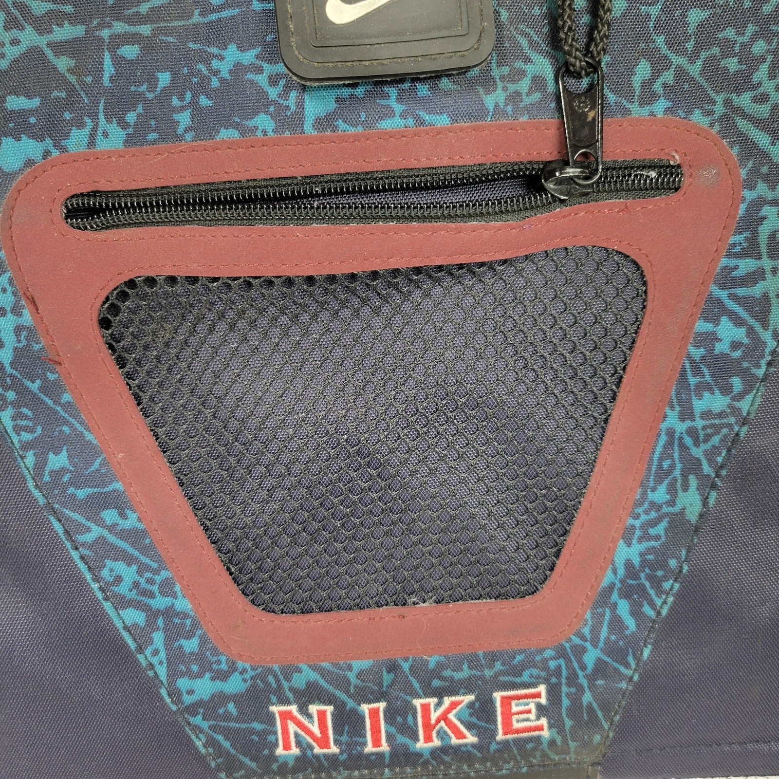 VTG Nike Trapper Keeper Binder Cover Black 1996 Mead Planner Organizer Retro