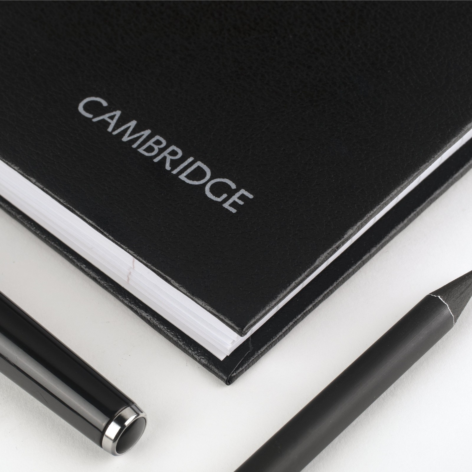 Business Writing Notebook, 5×8 Inches, Medium Ruled, 80 Sheets, Black