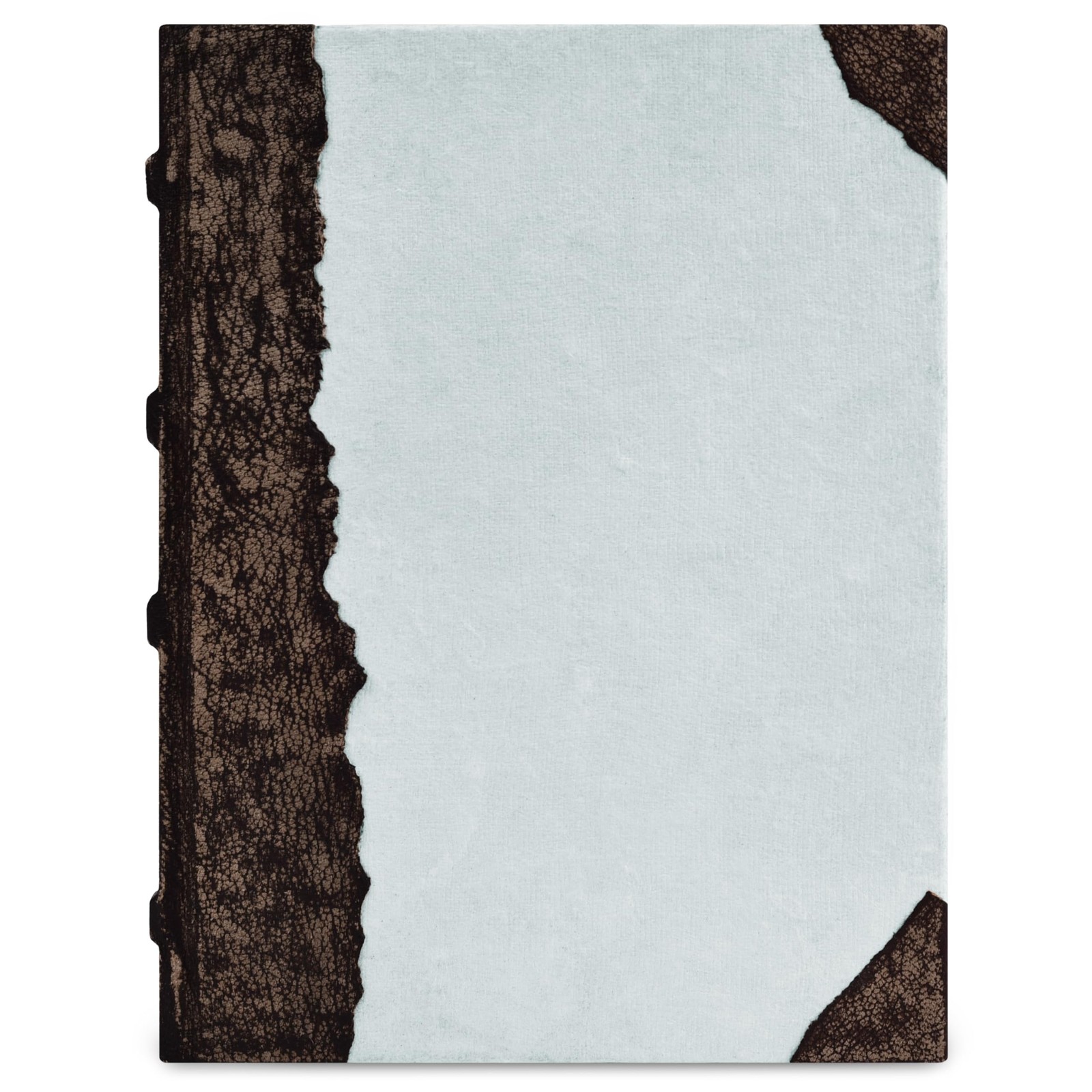 Rustic Vintage Leather Bound Journal – 200 Pages 8 inches X 6 inches, Grey