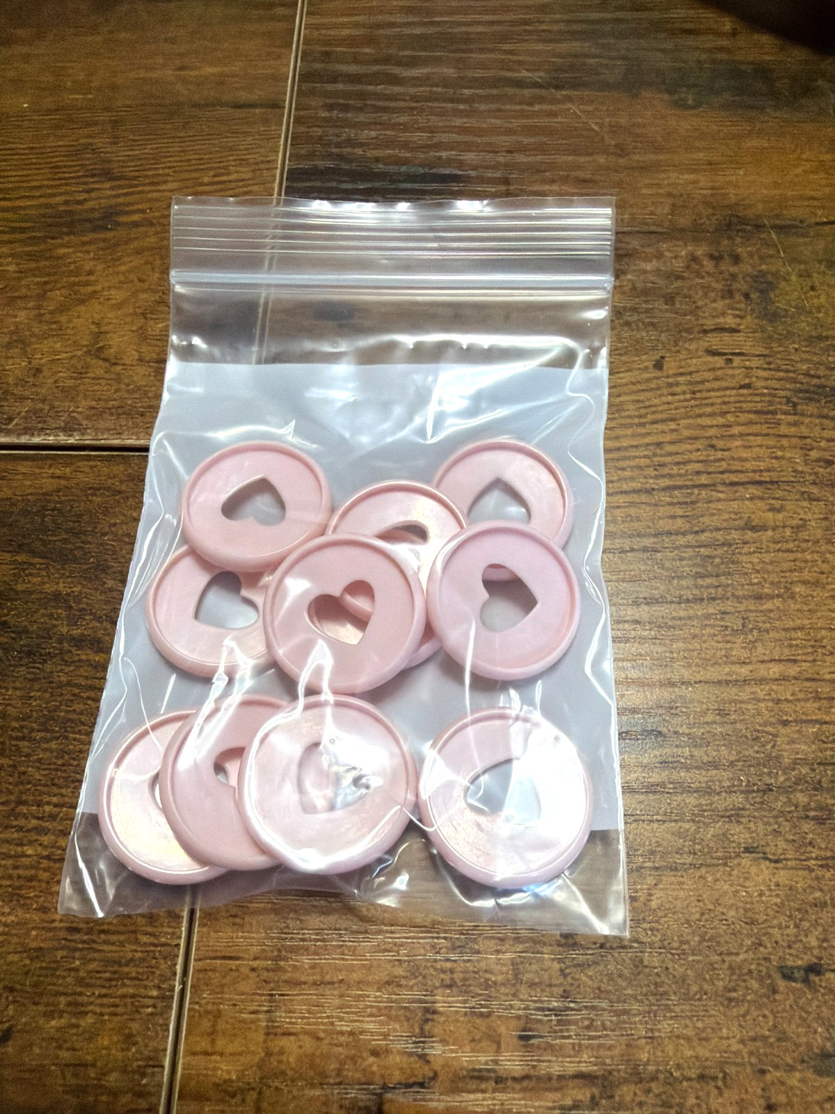 Happy Planner Disc Set 11 Disc -Light Pink Heart Cutout – New