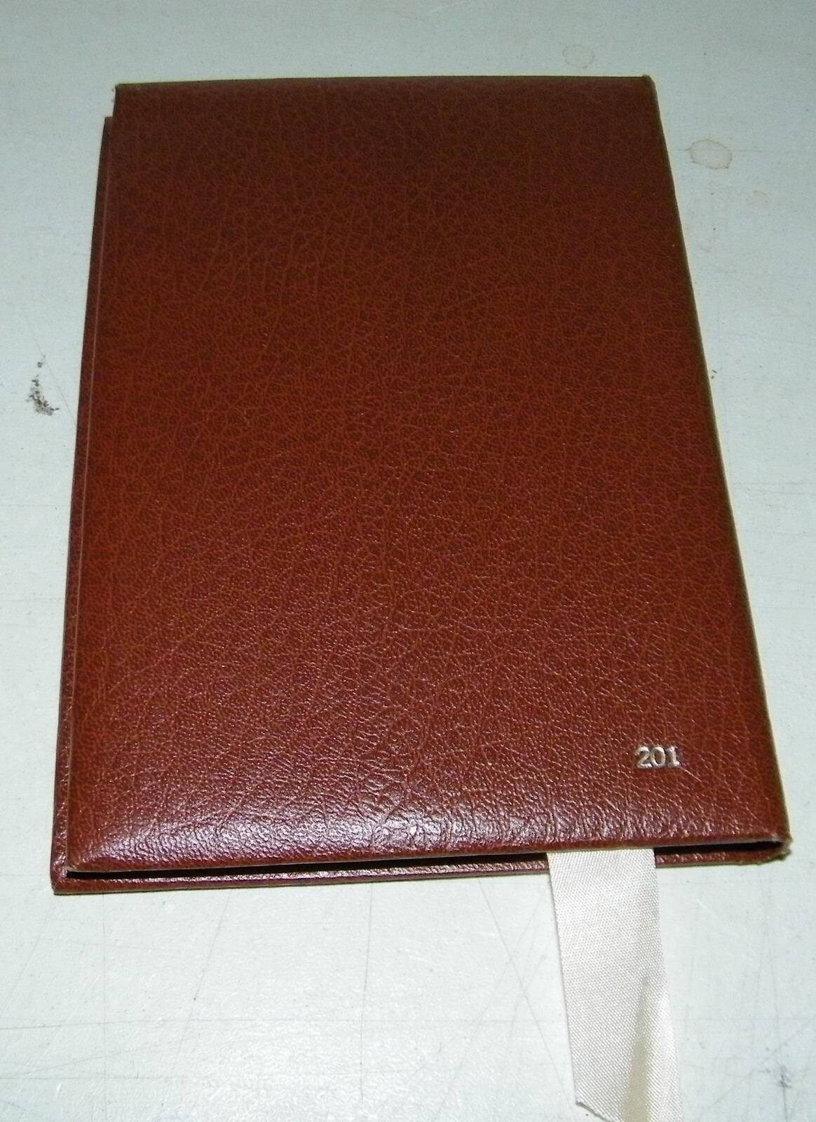 Vintage Brown Appointment Book Daily Planner Diary Any Year Day To Day Made USA