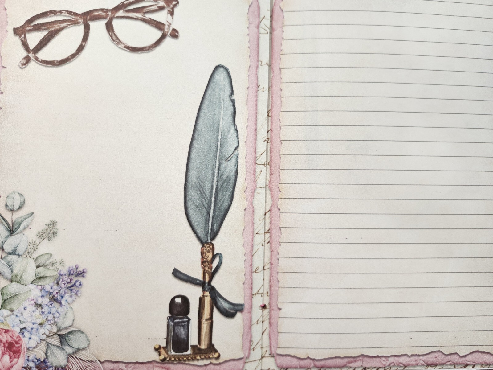 Junk Journal Booklet “POETRY 2” Prose Author Journal Diary Lots of Ephemera!