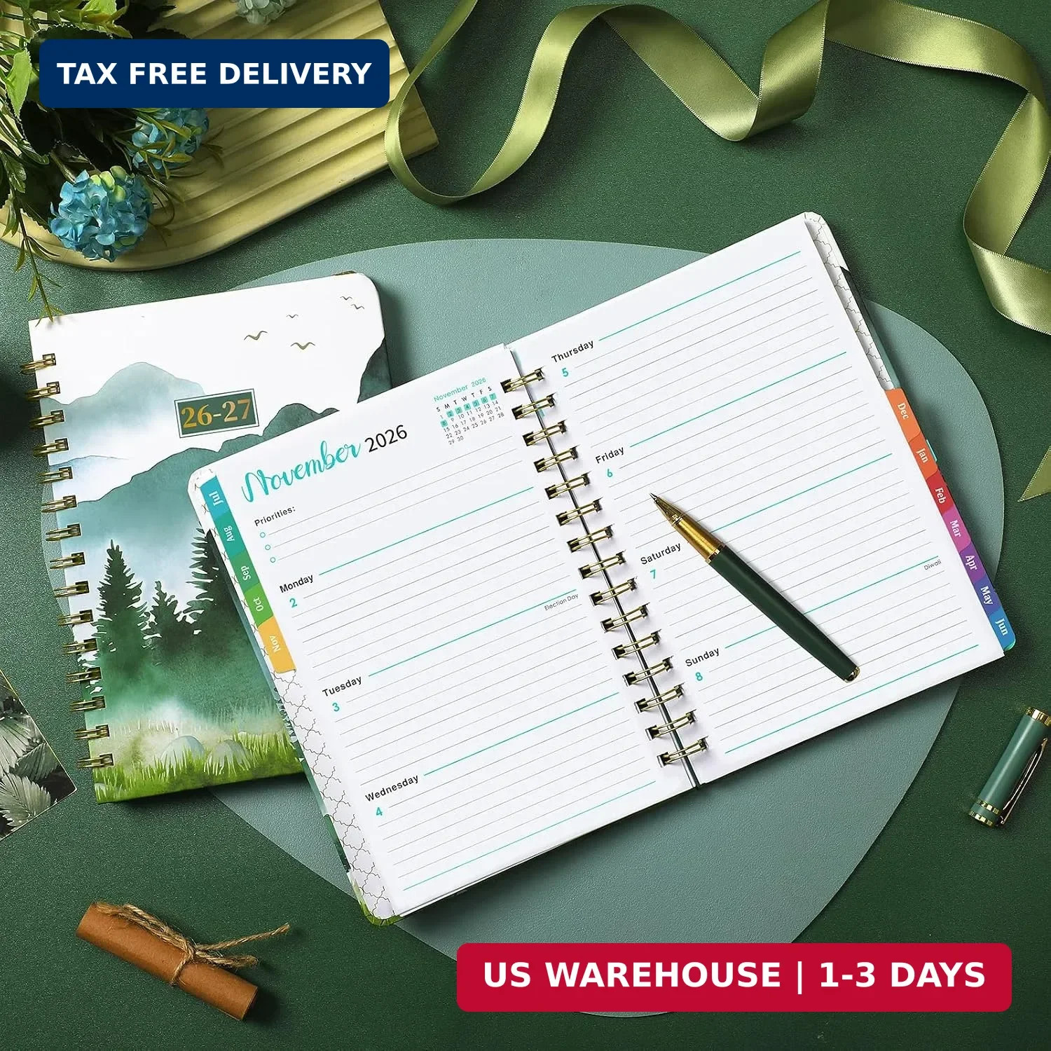 2026-2027 Planner – Planner Weekly and Monthly, Planners 2026-2027 from Jul.2026