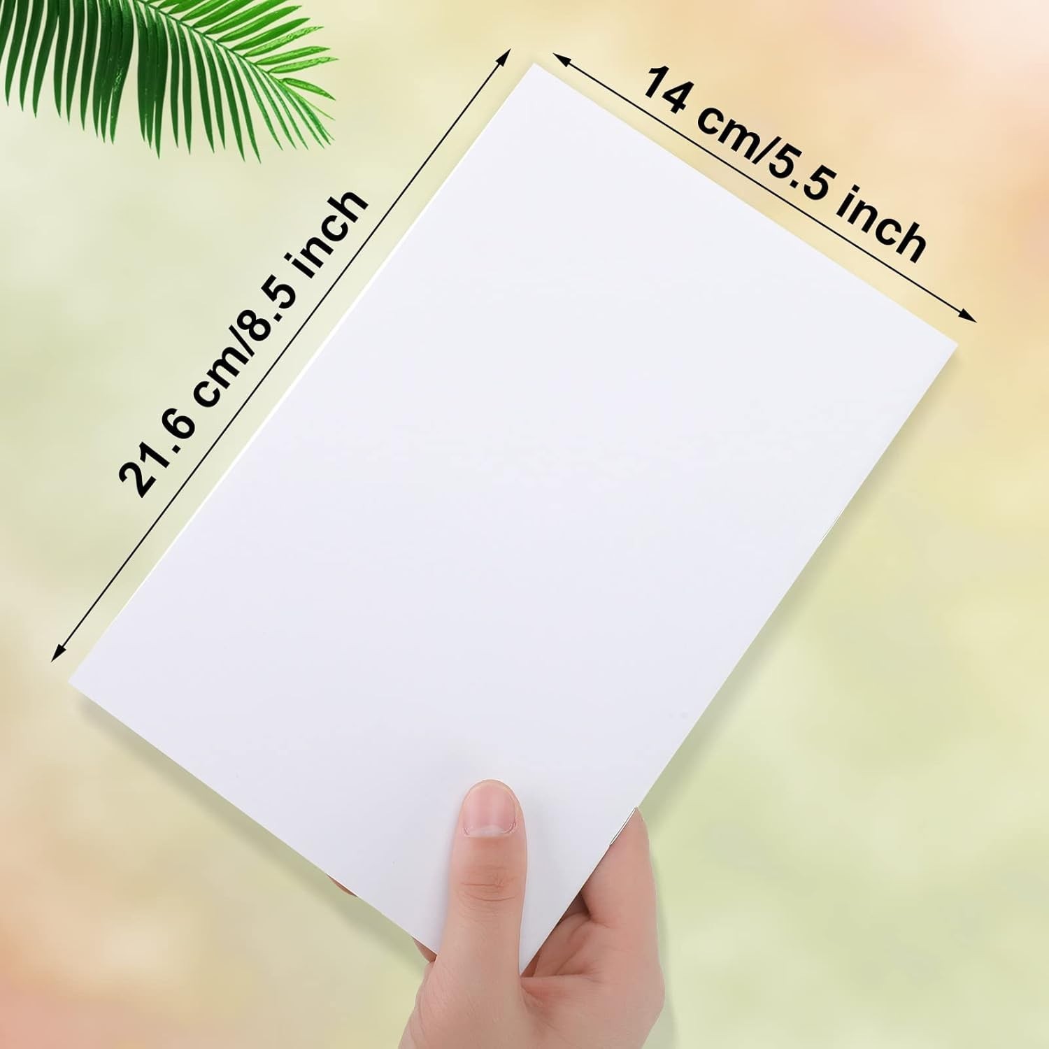 50 Pack White Blank Books 5.5×8.5 – Art, Writing, Drawing
