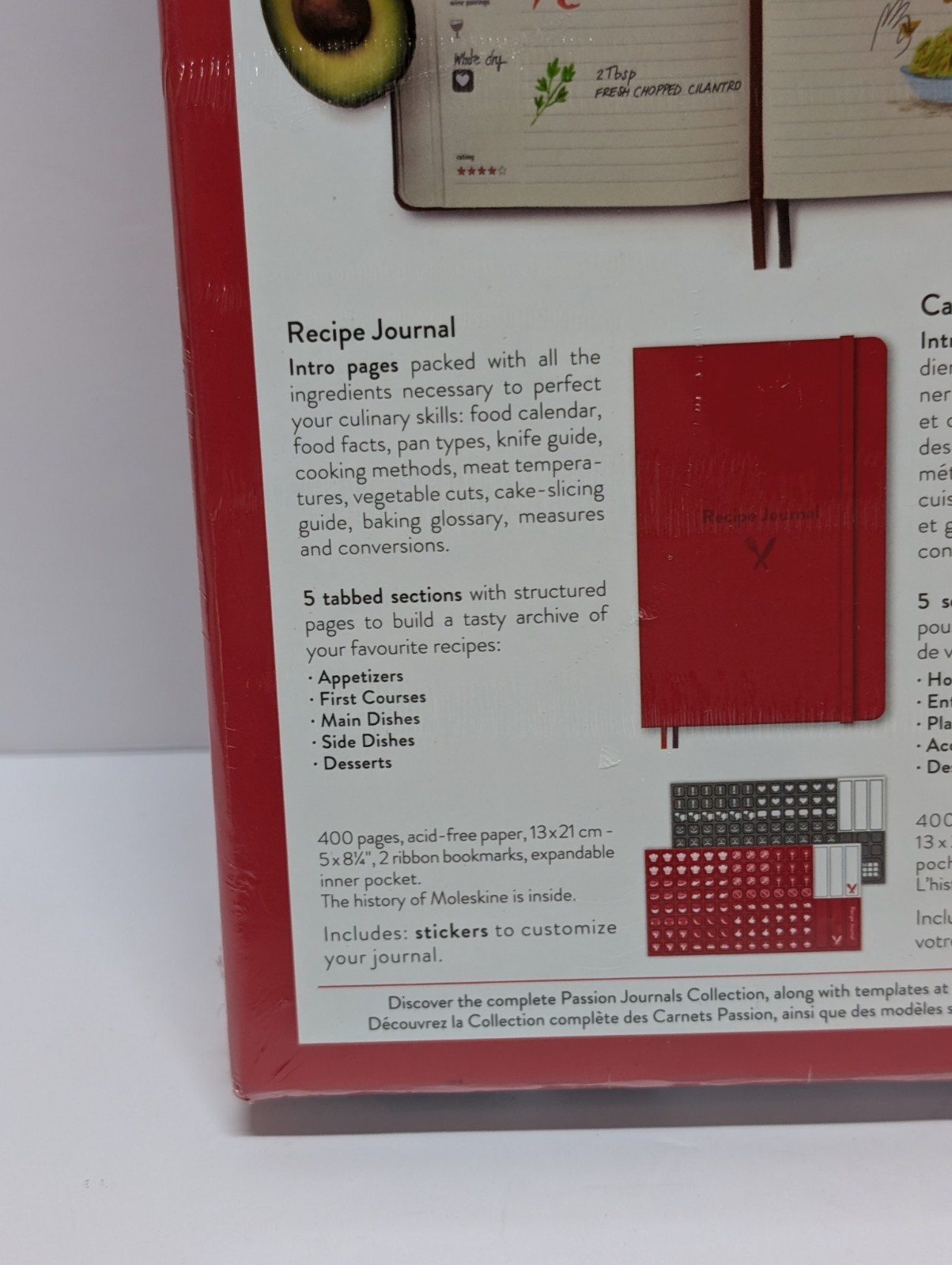 Moleskine Recipe Journal Notebook Scarlet Red Sealed New – Read Desc