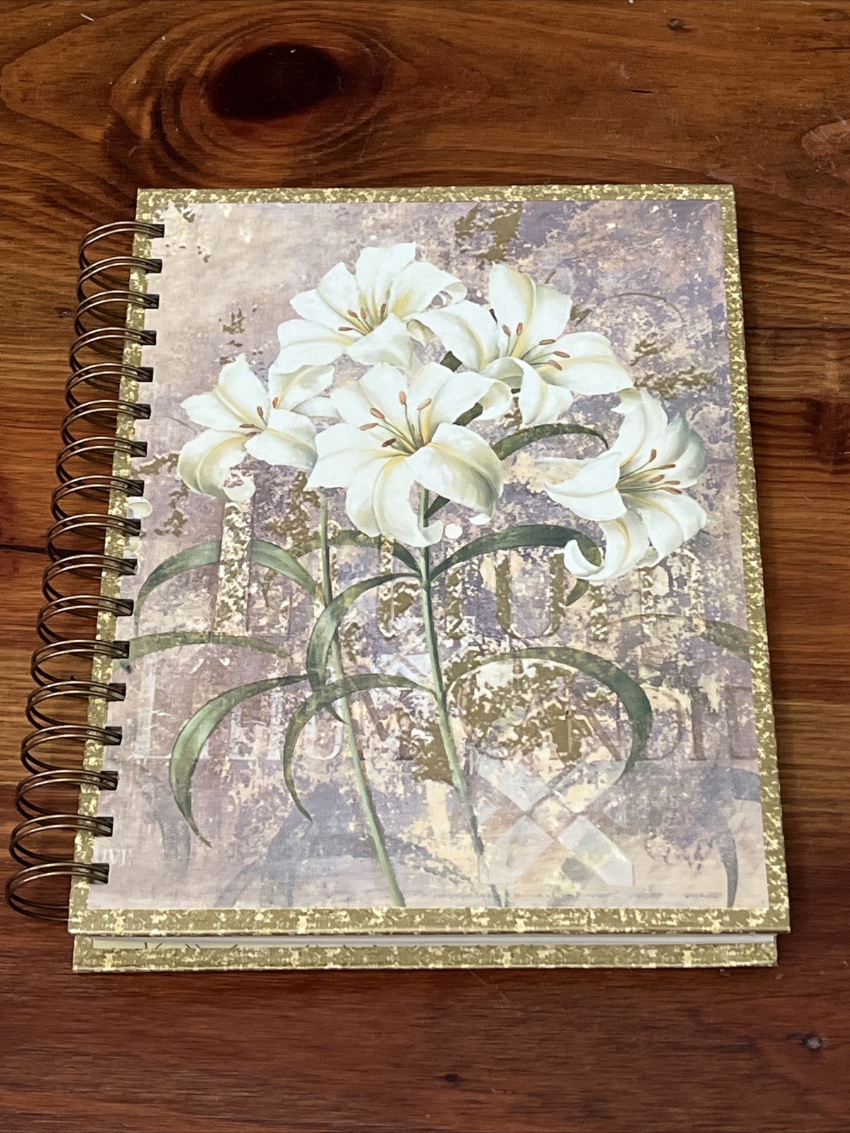 Spiral Journal/Notebook Lined Journal with Back Pocket and Hardcover 8.5″ X 6.4
