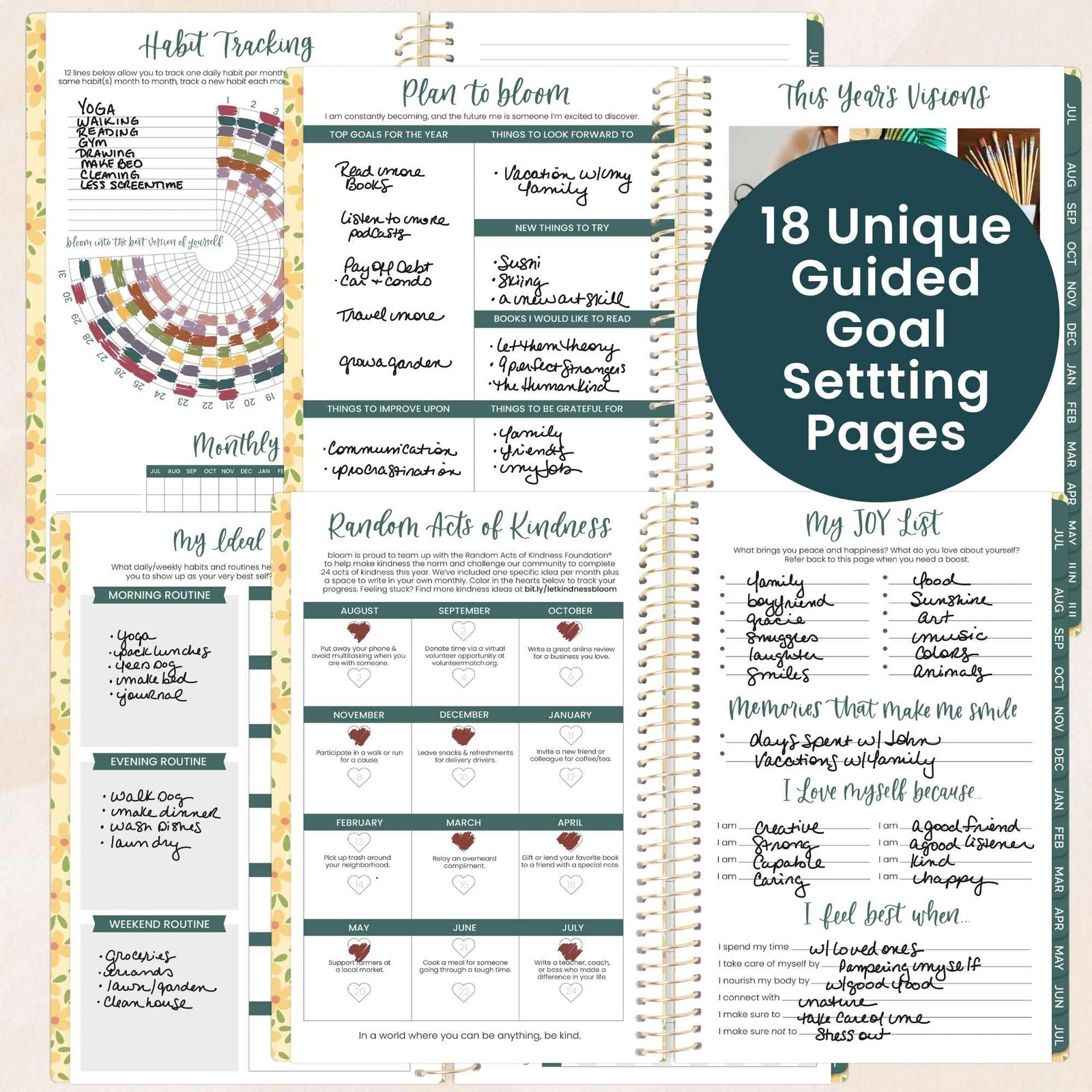 2026-2027 Planner – Academic Year Monthly & Weekly Soft Cover Planner For Women
