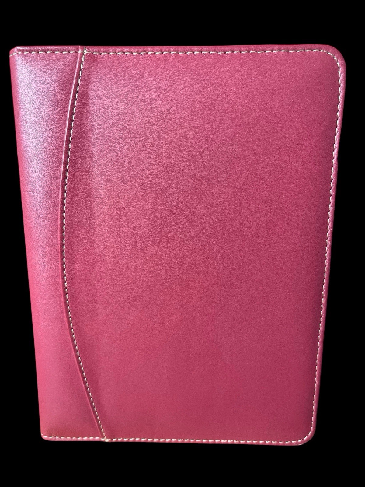 BUXTON Red Genuine Leather Writing Pad Folio 8”X6”