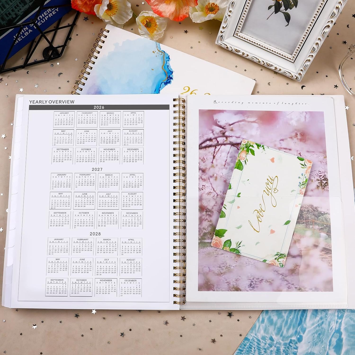 Monthly Planner 2026-2028 – 2 Year Planner 2026-2028, July 2026 – June 2028, 9″