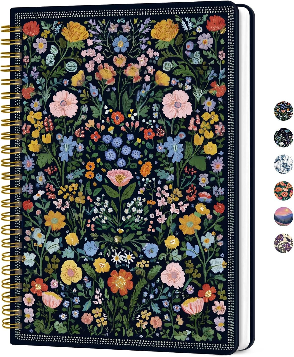 Lined Spiral Journal for Women, A5 Hardcover Pretty Notebook for Work & Note …