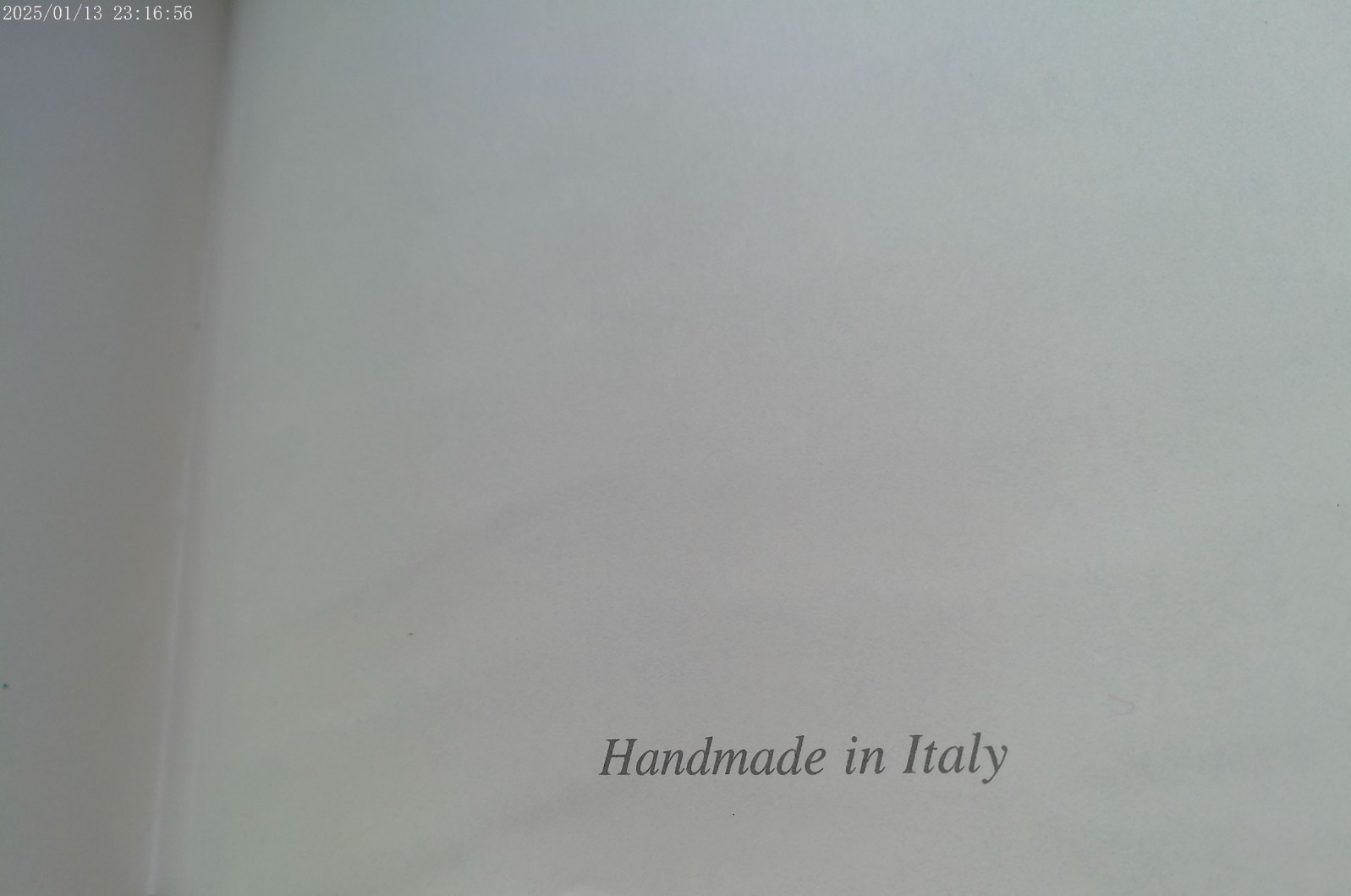 HANDMADE ITALY LEATHER LINED PAGES JOURNAL BLACK WOVEN OLD FACTORY TUSCANY NWT