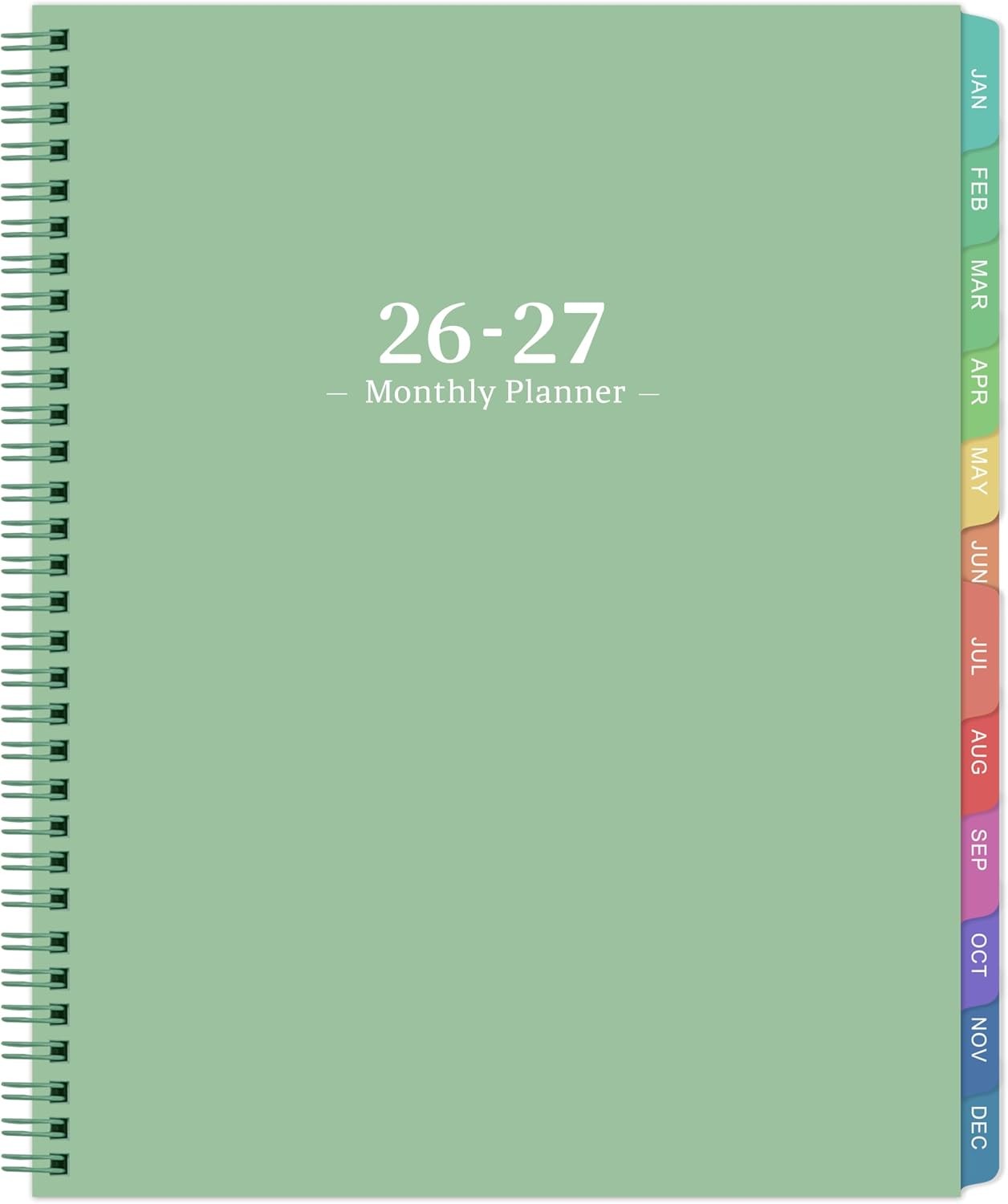 2026-2027 Monthly Planner Academic Calendar Jul 2026 Dec 2027 Tabbed Notebook