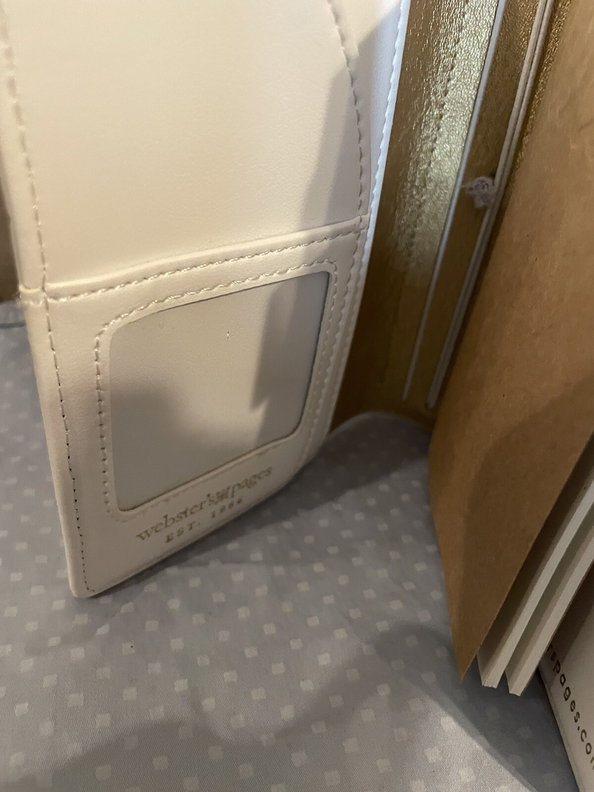 Webster Empty Notebook. Vintage See Pictures No Offers.