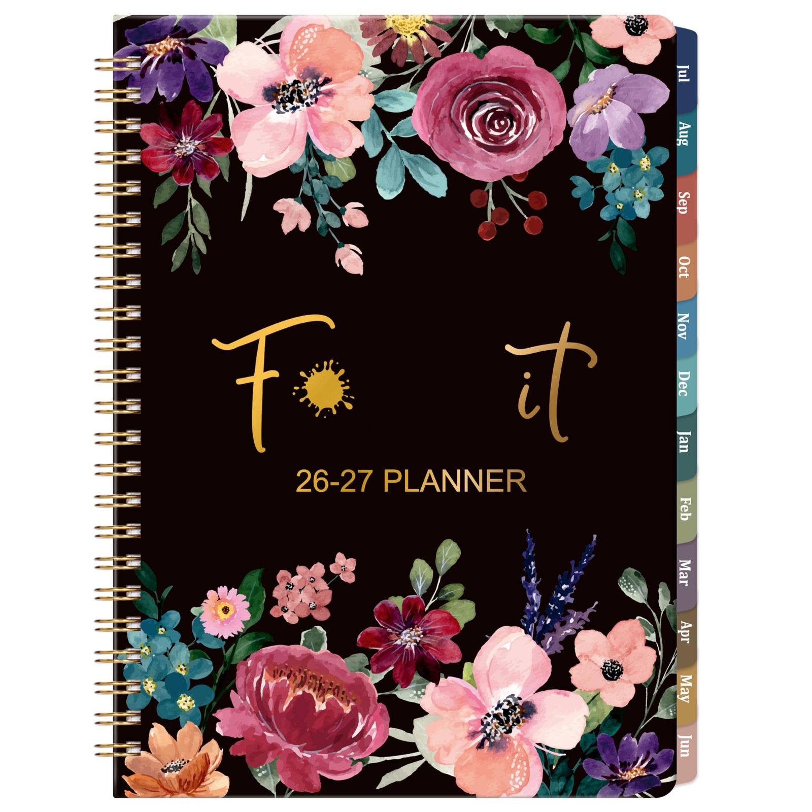 2026 2027 Planner Weekly Monthly 12 Month 6.5×8.5 Funny Quotes