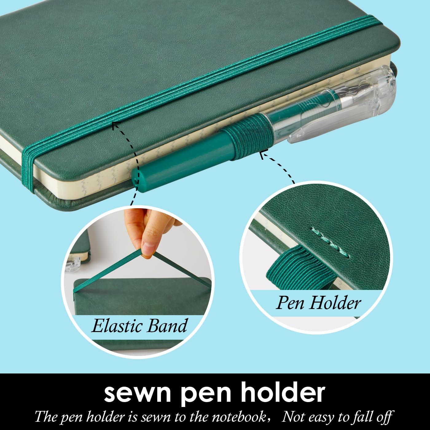 Small Notebook Journals, 3 Pack Mini Pocket Note pads for Men & Women Writing…