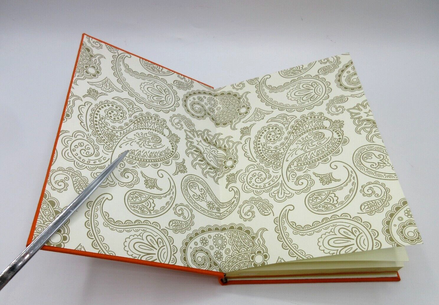 Rock of Ages Journal 8″ Hardcover 224 Lined Pages ORANGE