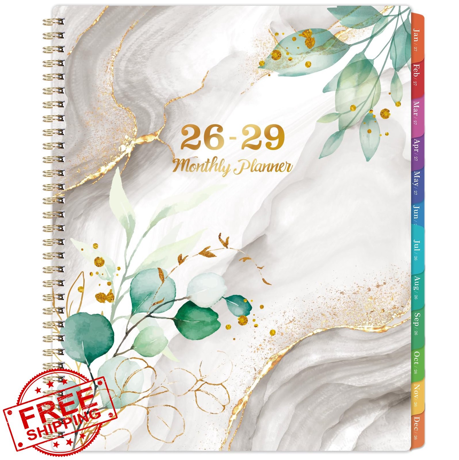 Attitill 3 Year Monthly Planner 2026-2029