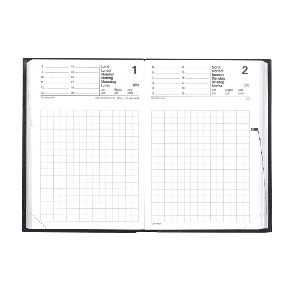 Quobadis Japan Planner Diary Black qv283082