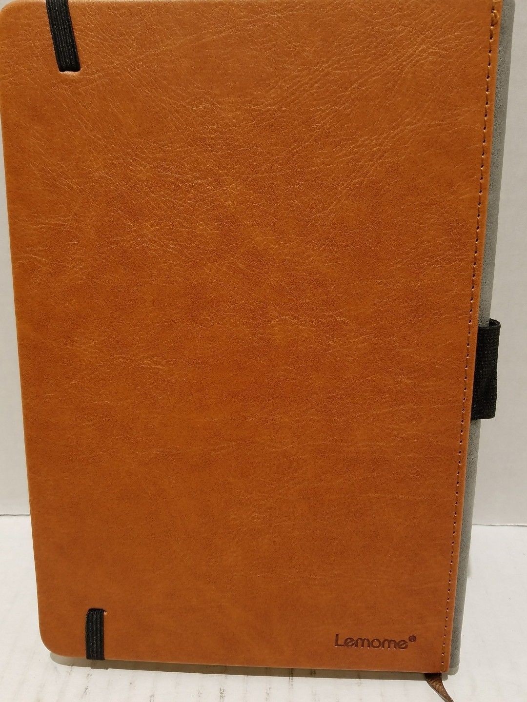 Thick Classic Notebook with Pen Loop – Lemome Wide Ruled Hardcover Notebook