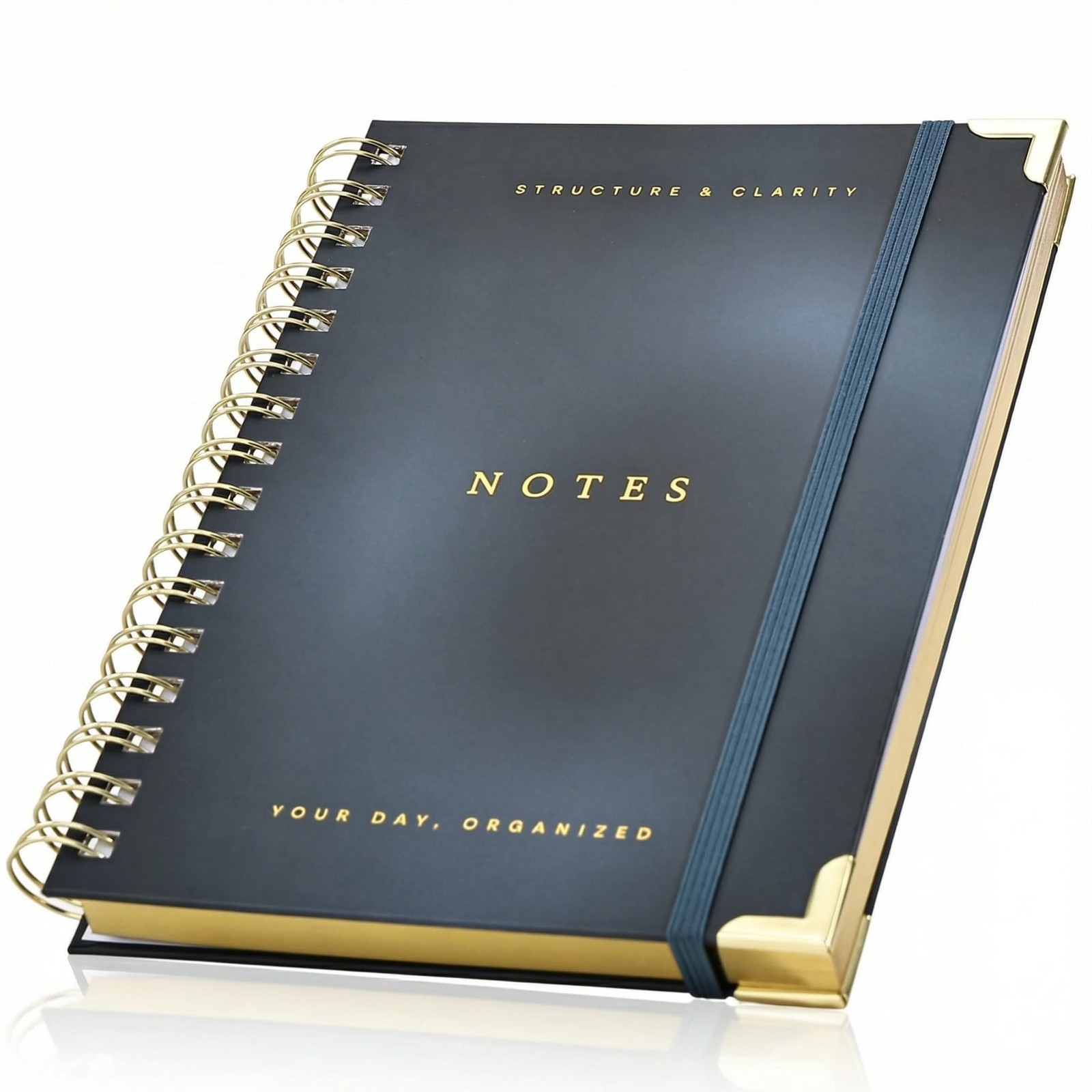 Aesthetic Daily Planner And Notebook With Hourly Schedule Beautiful Spiral T…