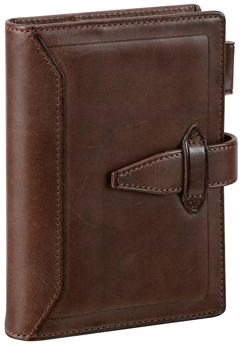 Raymay Fujii Davinci Roroma Classic Pocket System Planner, Dark Brown DP3015E