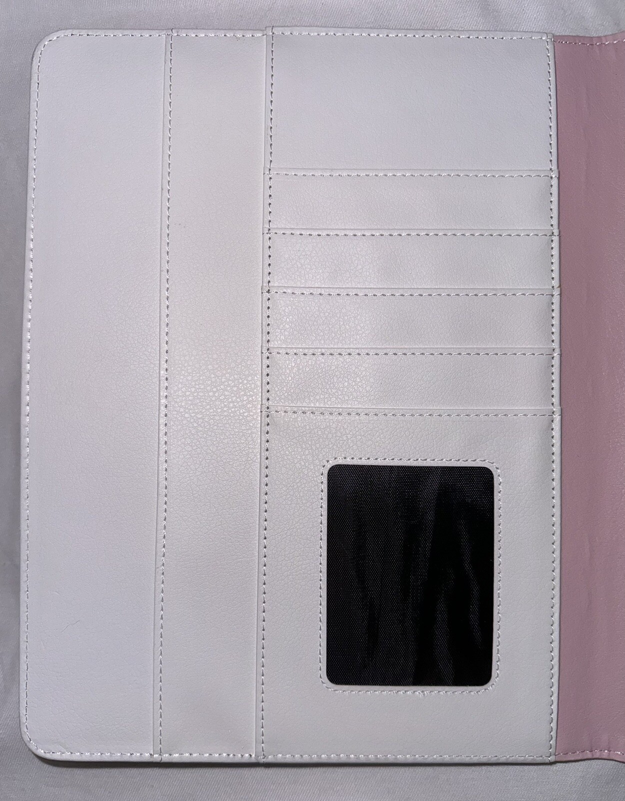 So Darling Folio Padfolio Pink, Coral, & Teal Stripes NEW