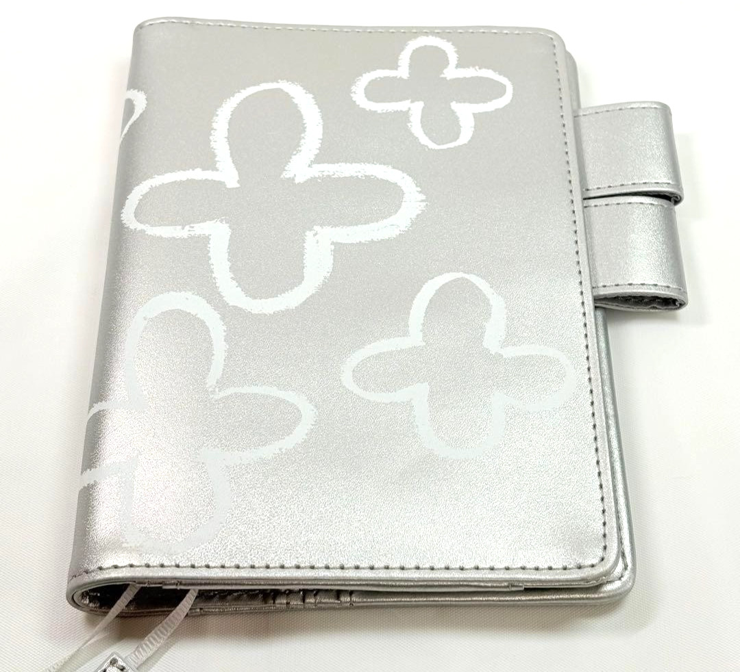 Hobonichi Techo Original A6 Cover Makoto Matsubayashi Silver Flower 2026 Japan