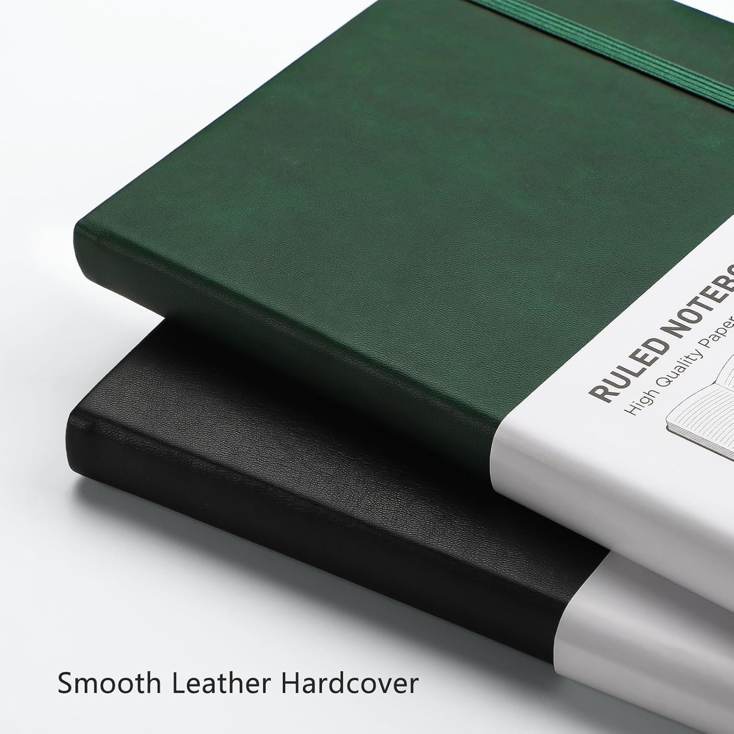 RETTACY Lined Journal Notebook, 192 Numbered Pages, 5.7″ × 8.3″, Dark Green
