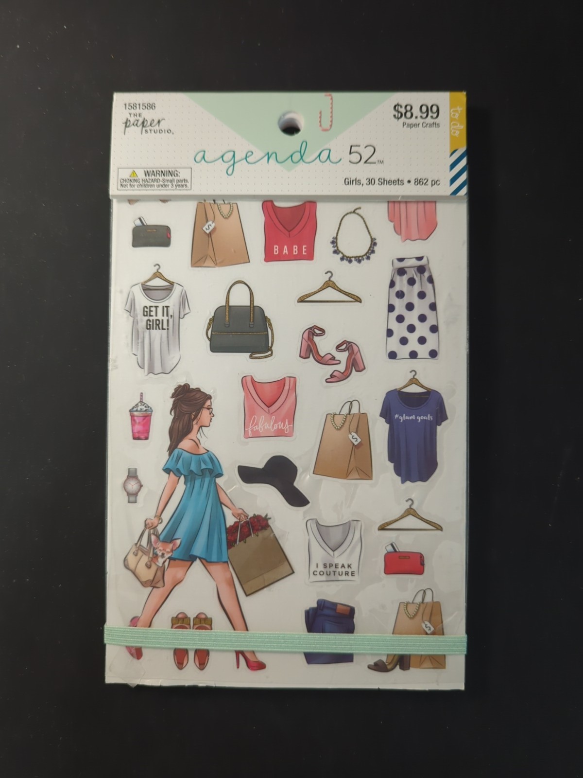Agenda 52 Planner Sticker Books, Lot Of 6, Slightly Used