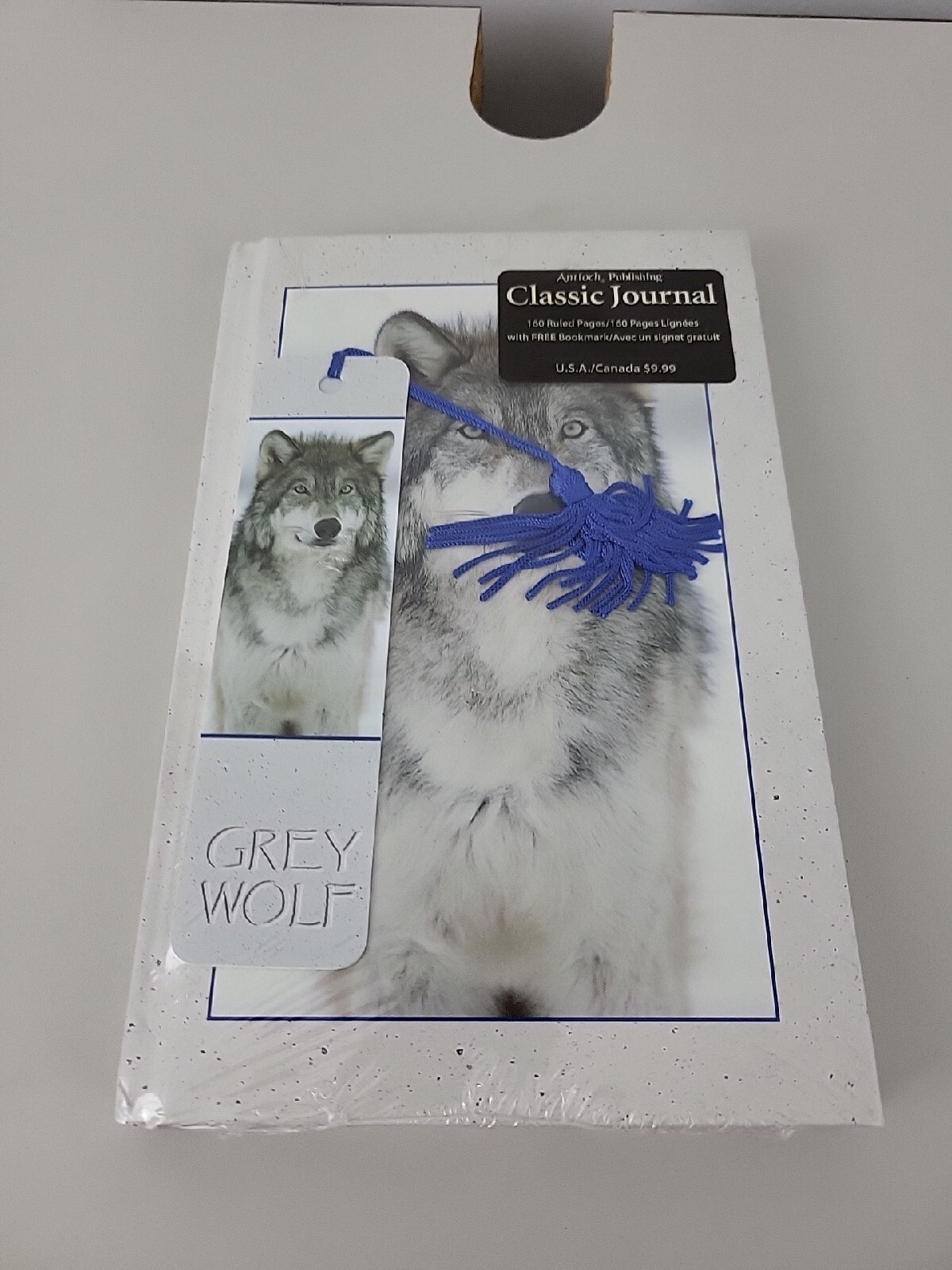 Journal Heavy Cover 160 Pages Each 8″ x 5.75” – Grey Wolf – Hard Cover Sealed