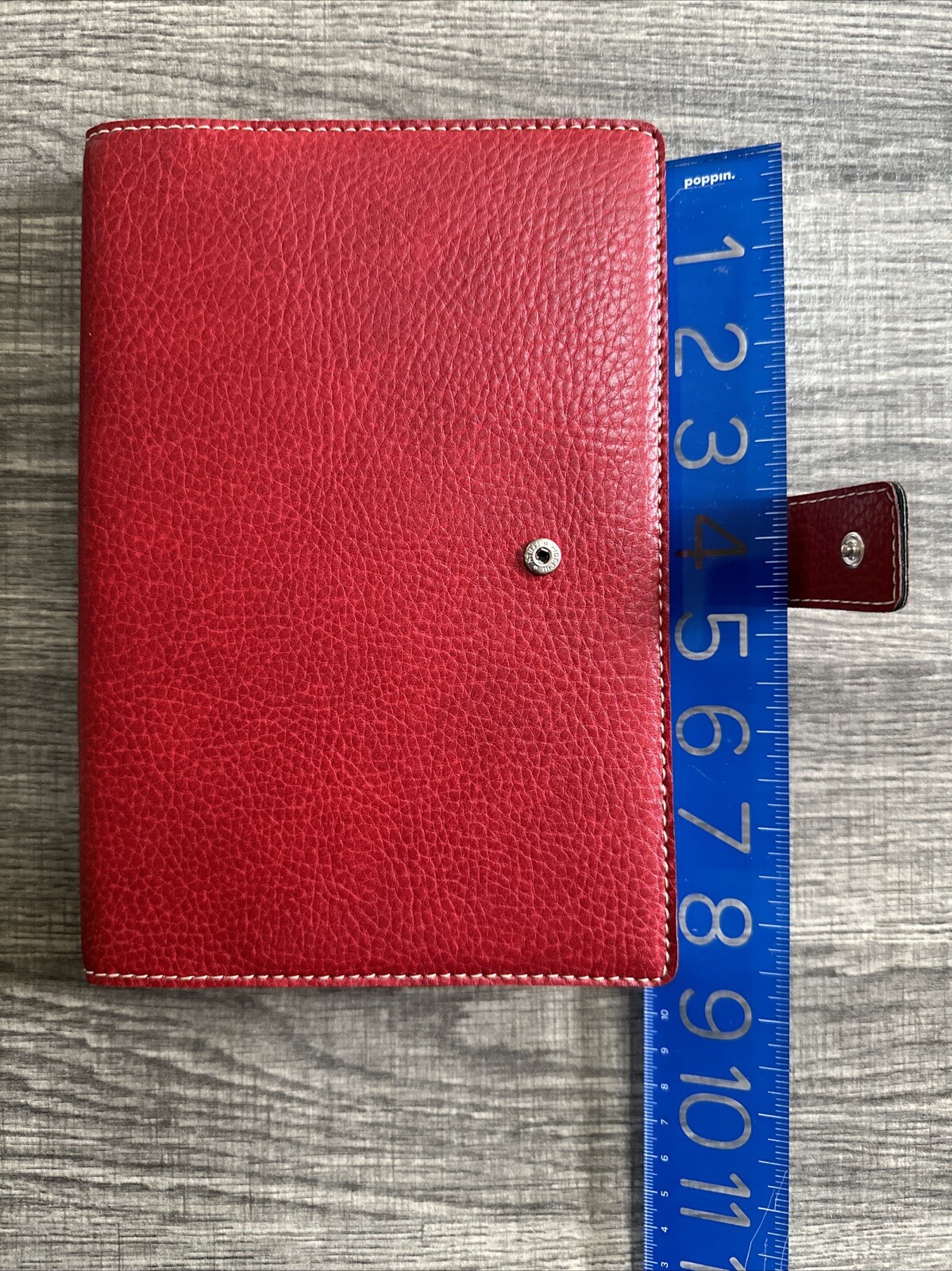 Fiorentina Italy Red Leather Journal Notebook 5.5” X 8.5” NEW