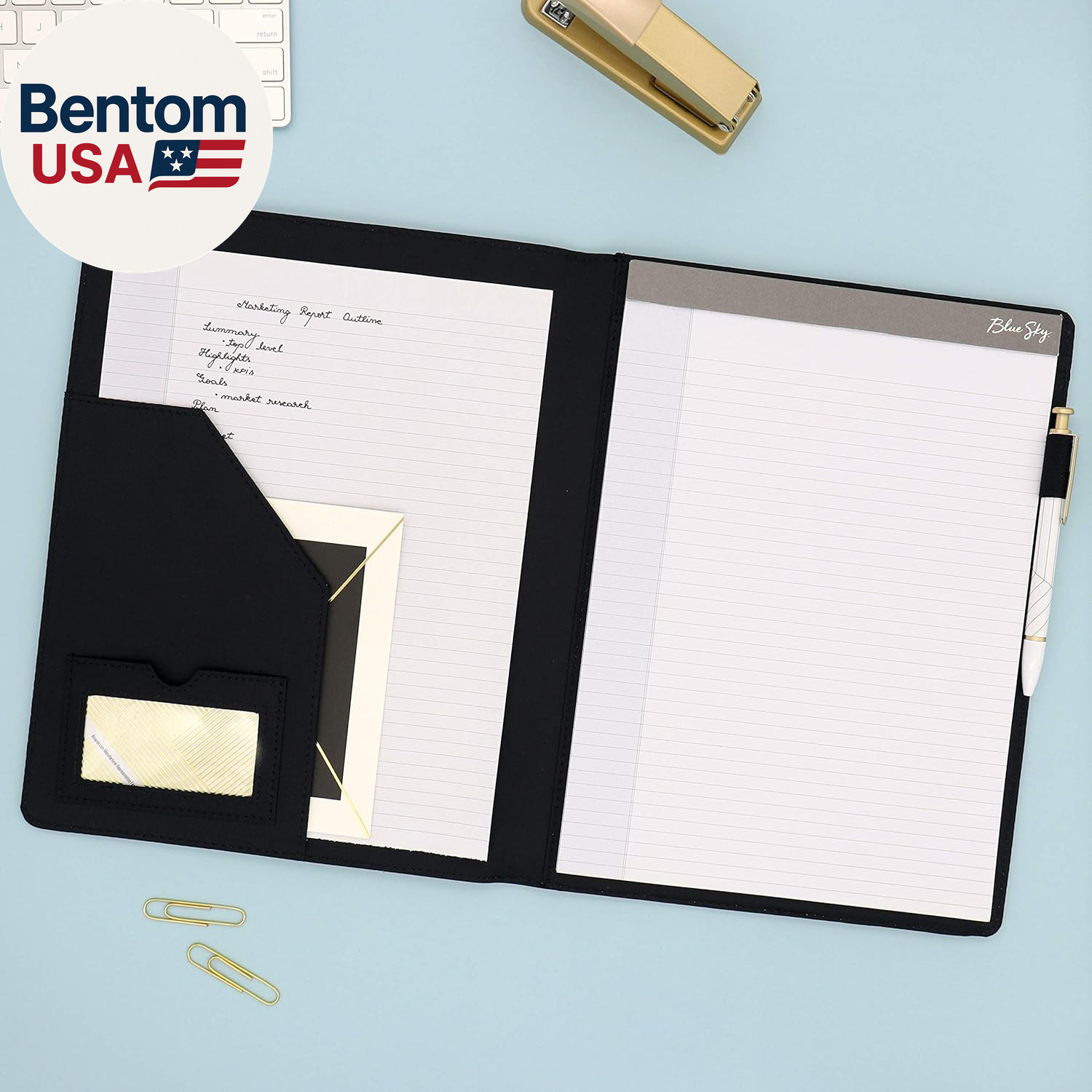 Professional Padfolio: Comprehensive Portfolio and Efficient Document Organizer,