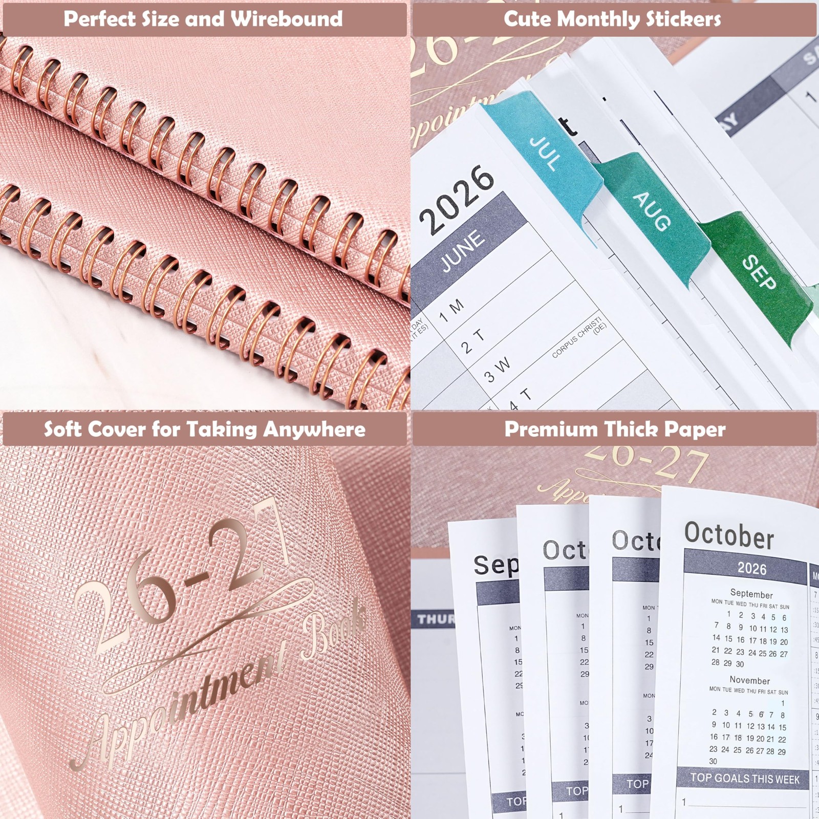 2026-2027 Appointment Book/Planner – Weekly Appointment Book 2026-2027, July …