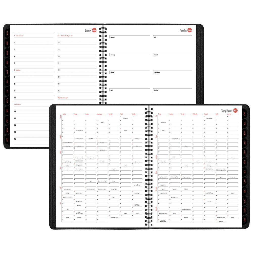 2026 At-A-Glance 70-864-05 Weekly Monthly Appointment Book, 8-1/2 x 11″