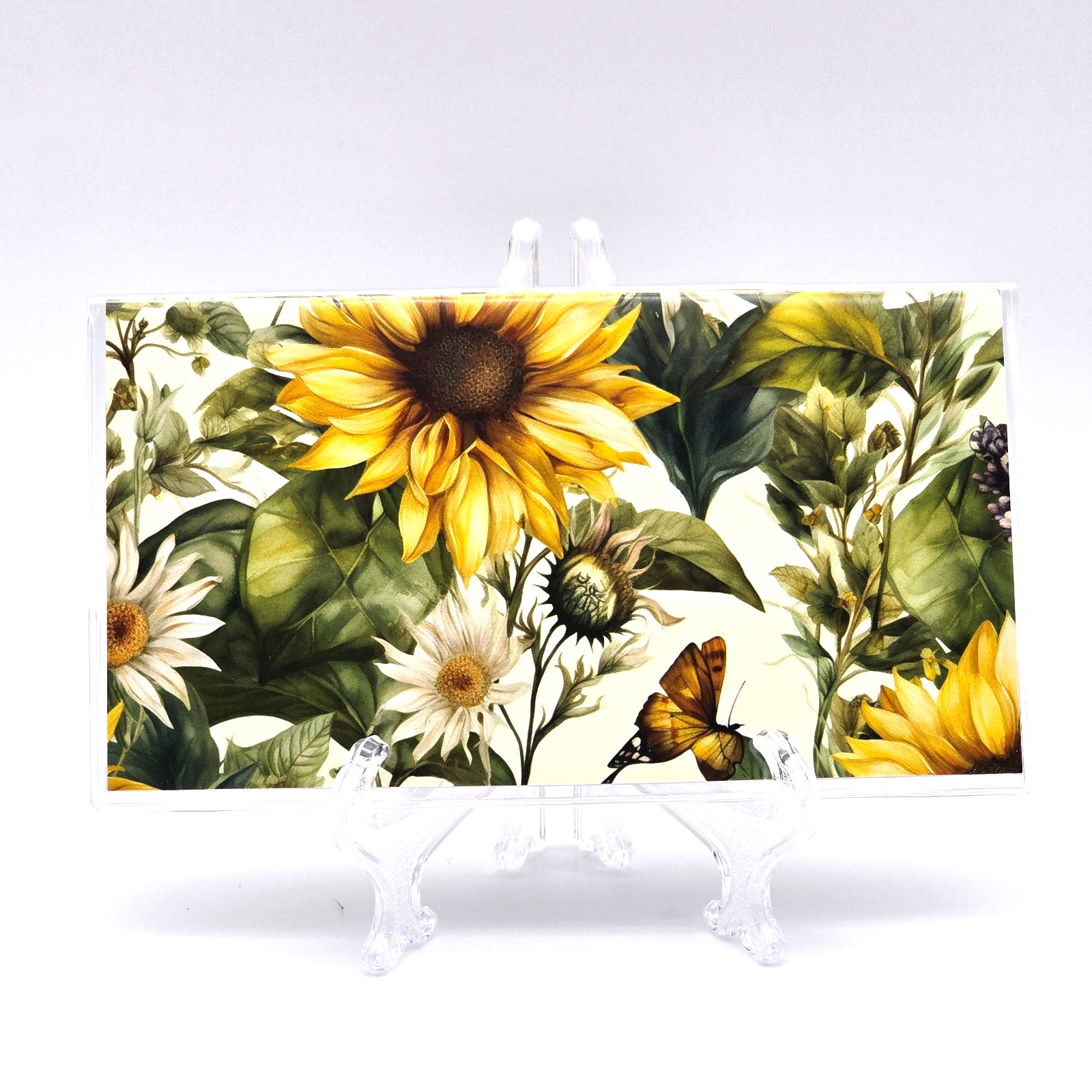 Floral Pocket Planer 2026-2027 Calendar Vinyl Cover Nature Flowers 6.5″ by 3 5/8