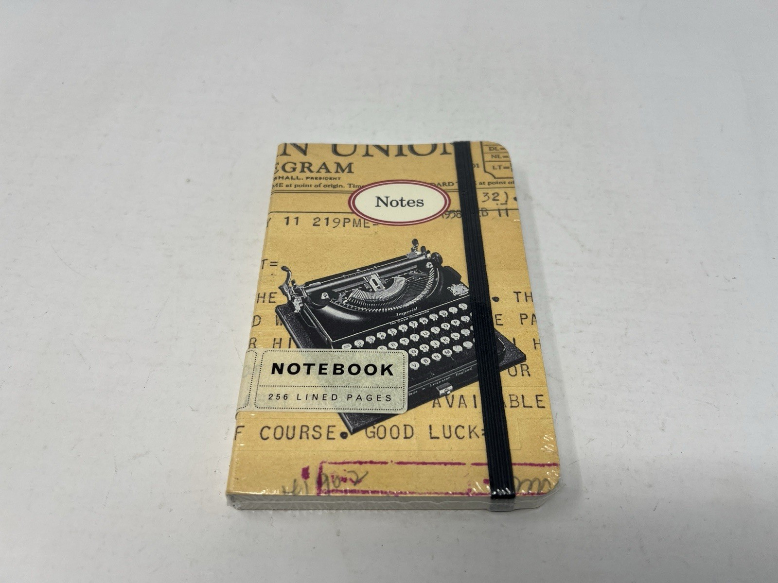 Cavallini & Co. Typewriter Notebook elastic closure 6″ X 4″ sealed 256 pages