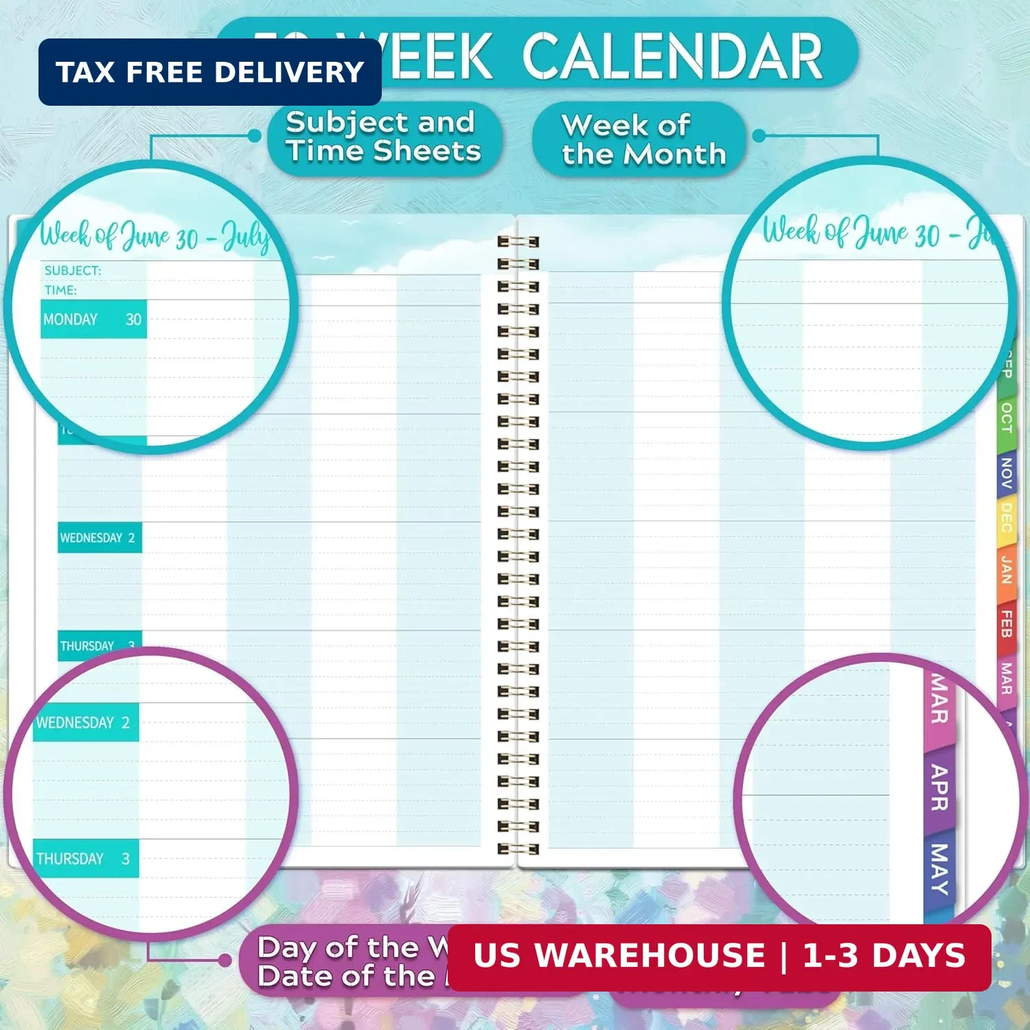 Teacher Planner 2026-2027 – Teacher Lesson Planner 2026-2027, July 2026 – June 2
