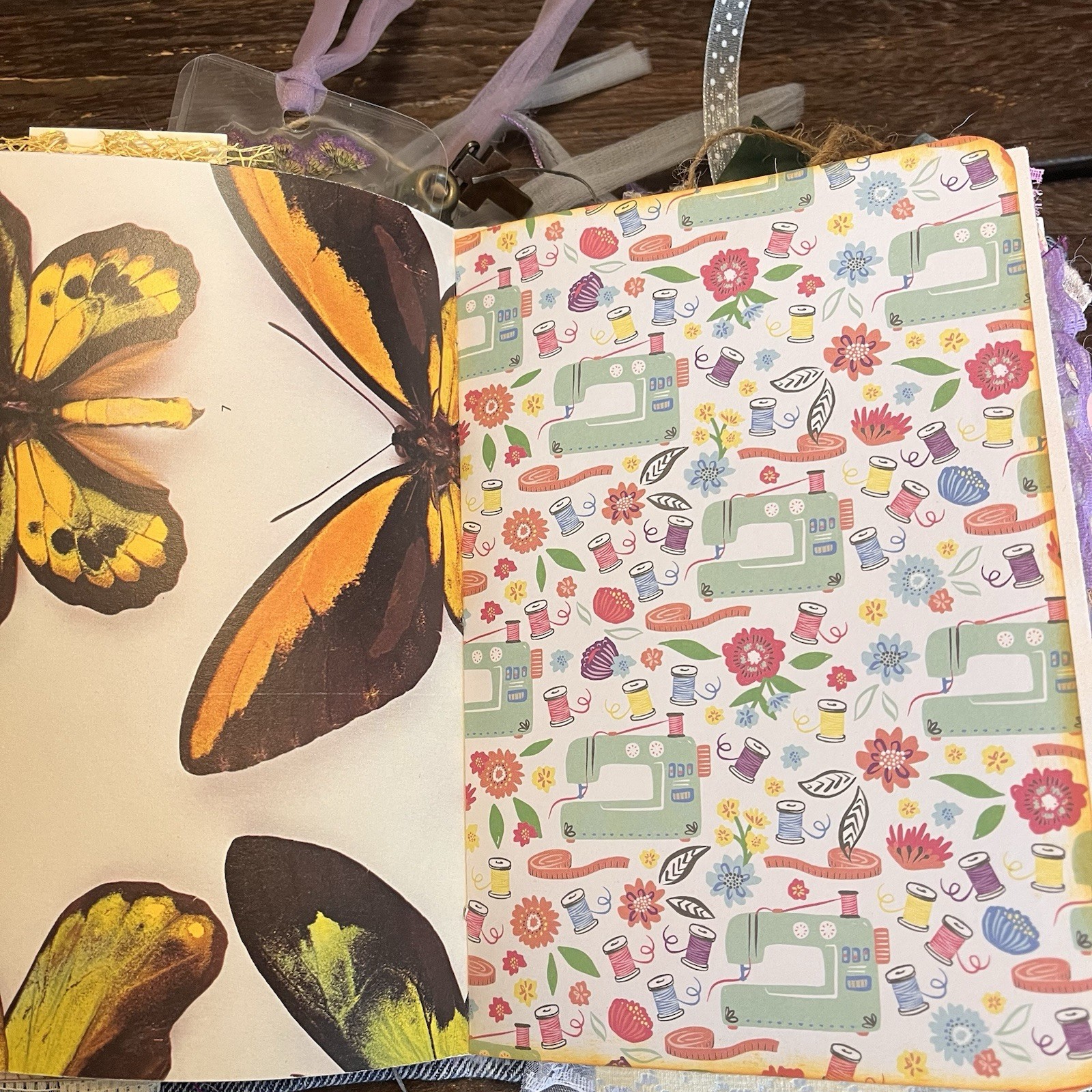 Junk Journal Floral Faith Christian Boho Denim Cottage Core 3 Sig Softcover