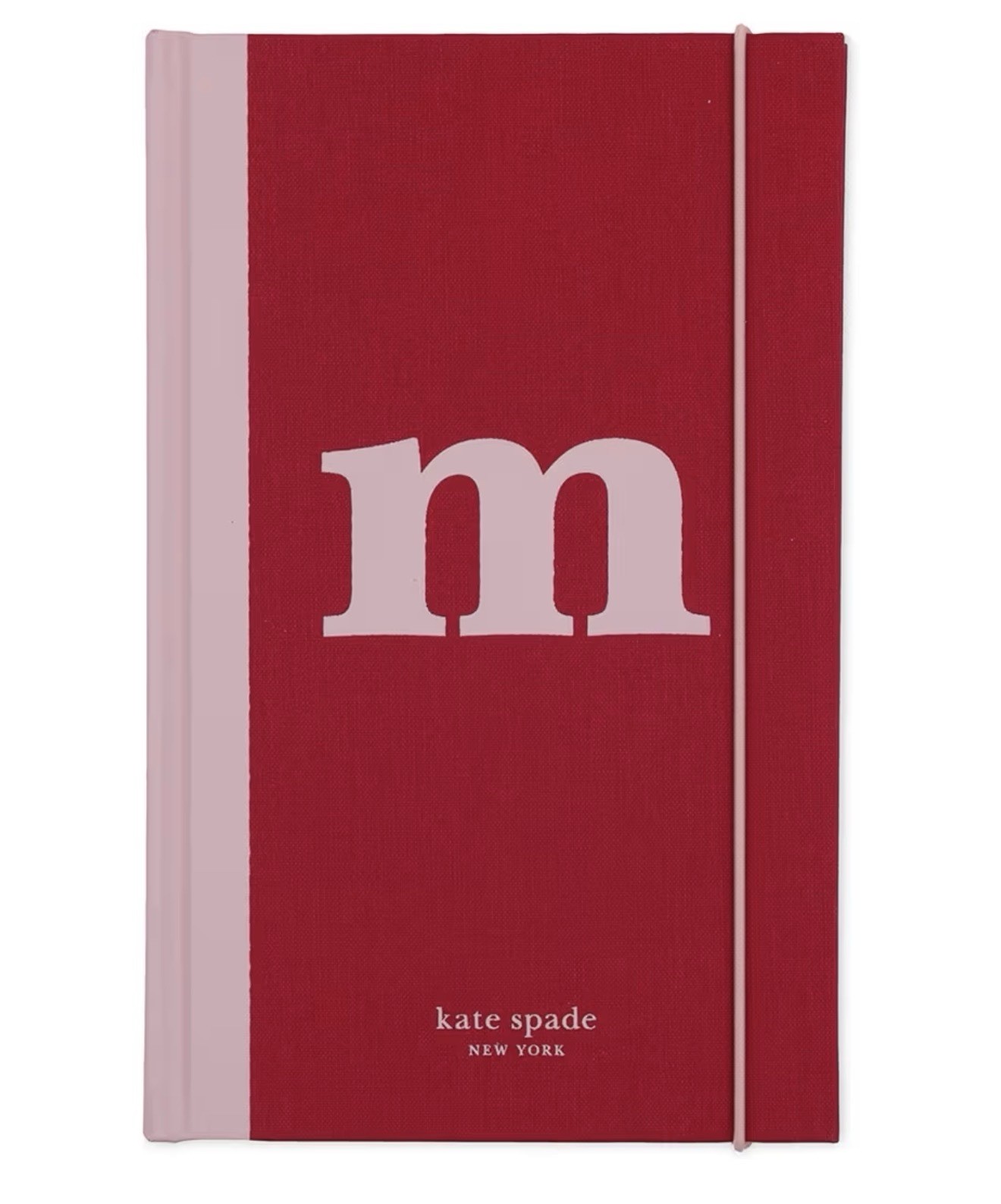 Kate Spade Just Mine Monogram “M” Cloth Hardcover Notebook Journal
