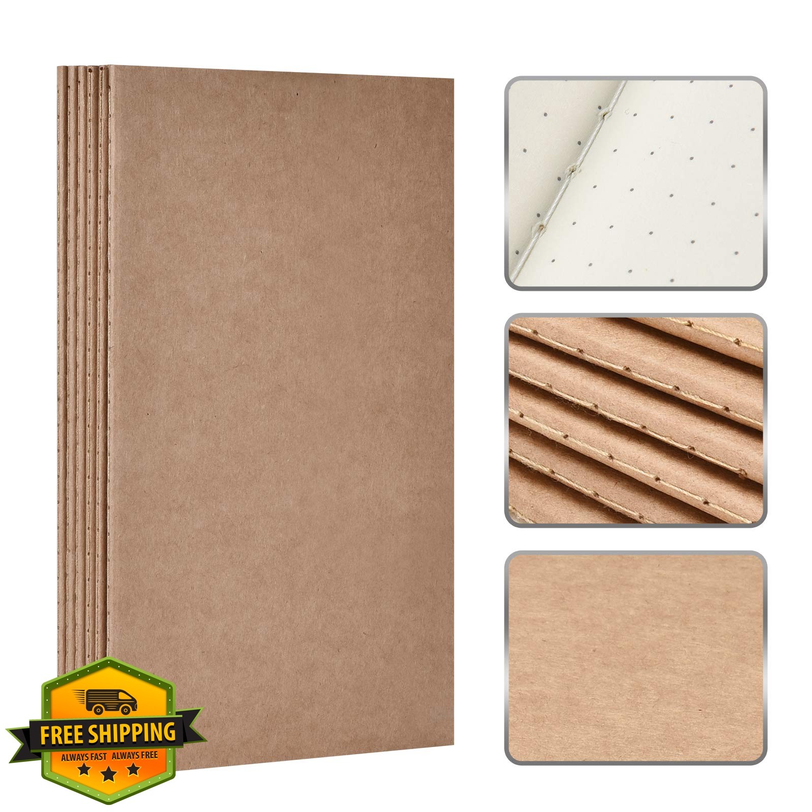 TWONE travel journal 6 pack dotted