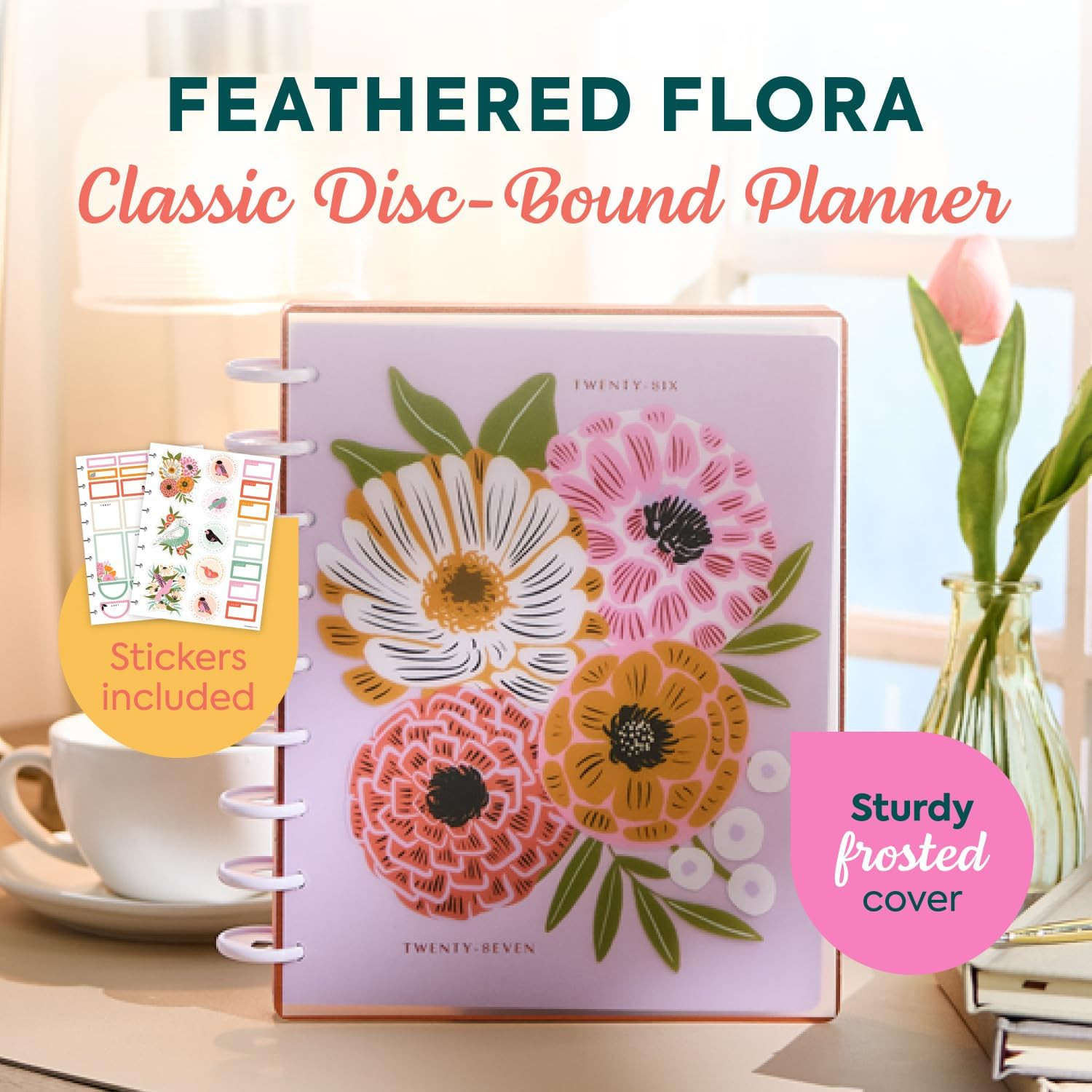 Happy Planner Disc-Bound Planner July 2026–June 2027, Includes 3 Extra Months an